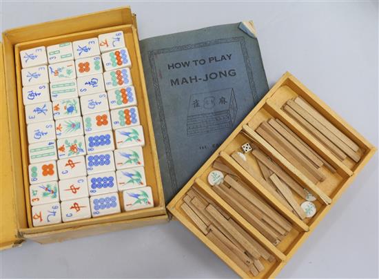 A Mah Jong set